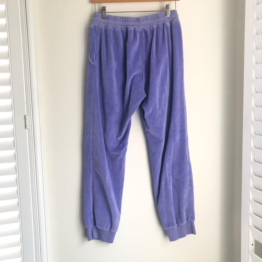 Jumper 1234 size 3 (Medium) Terry Cloth Velour Hand-dyed Lilac Track Suit - Picture 6 of 11